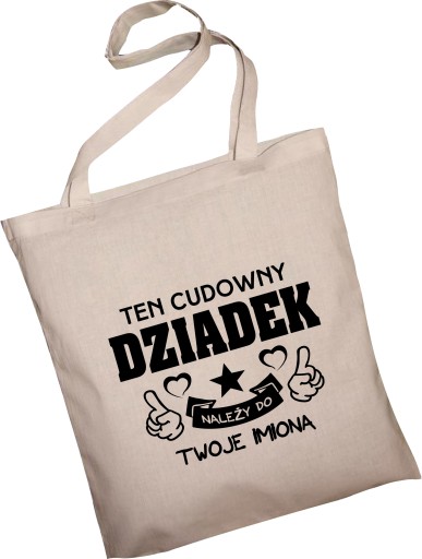 DARČEKOVÁ TAŠKA KU DŇU STARÝCH RODIČOV S MENOM, PRISPÔSOBená D505