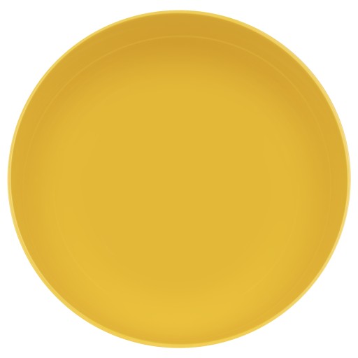 PLASTOVÁ KUCHYŇSKÁ MISKA NA JEDLO, NEREZNÁ, 1,2L, 16CM, MUSTAR