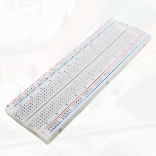 830-pólová doska na krájanie pre Arduino | biely prototypový kontaktný pásik