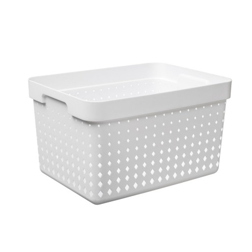 Košík, kôš, box, nádoba SOUL 16L Biela
