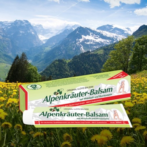 Alpenkrauter Gaštanový a hroznový balzam 200ml