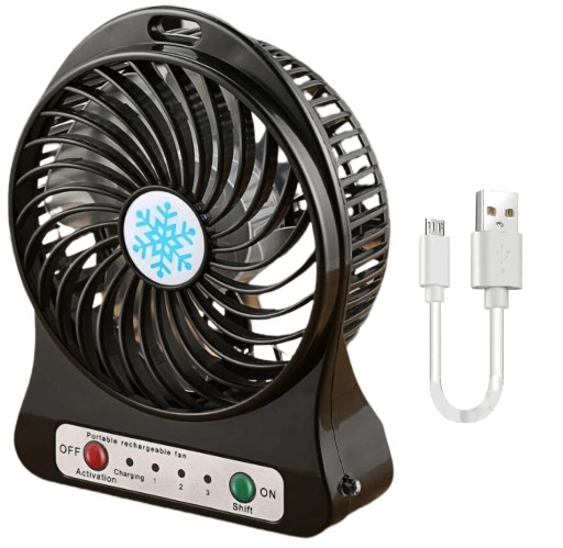 Prenosný bezdrôtový ventilátor s batériou
