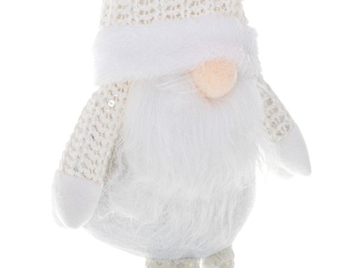 Trpasličí vianočný trpaslík s ozdobou brady 47 cm