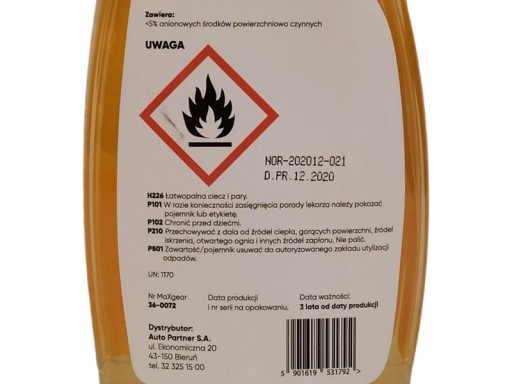 ROZMRAZOVAČ OKIEN ATOMIZÉR 700ML MAXGEAR