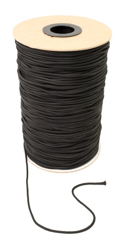 ČIERNE POLYPROPYLÉNOVÉ PLÁNO, PLÁNOVANÉ, 5mm, 30M