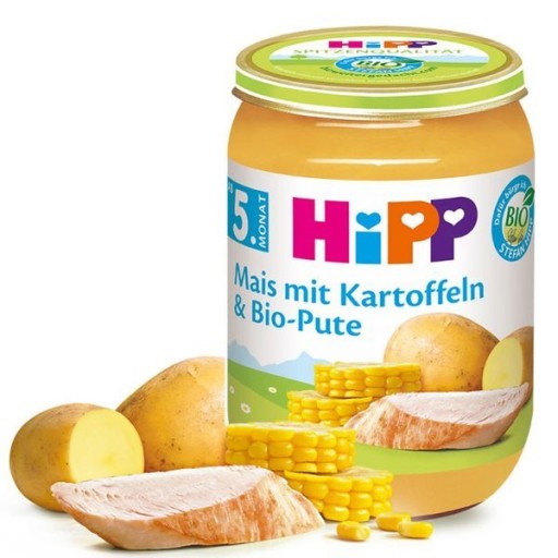 Hipp Bio kukurica so zemiakmi Morčacie 5m 190g