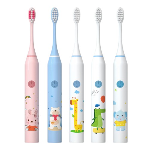 3 X hlavice elektrických zubných kefiek Wellmi Kids, ružová Eliza Heelly