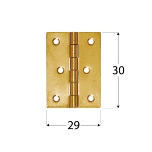 Pletený pánt 30x29x1,0mm 2 ks. ZS 30 DMX 80121