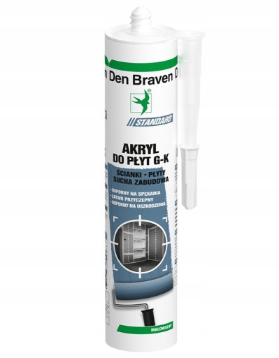 Den Braven Akryl na sadrokartón Biely 280 ml