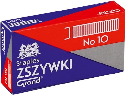Kancelárske sponky GRAND č. 10/6 1000 kusov