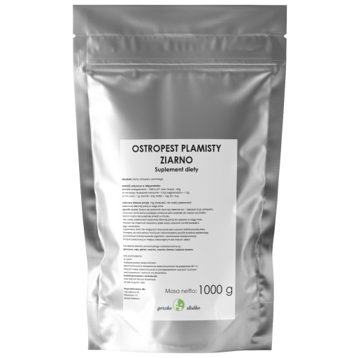 Ostropestrec mariánsky Zrná ostropestreca 1kg