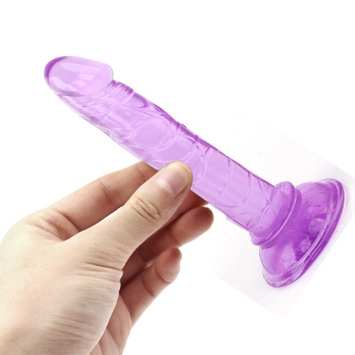 ŠTÍHLE DILDO S PRÍSAVKOU, VAGINÁLNE A ANÁLNE