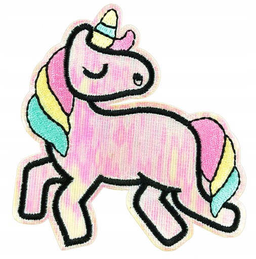 UNICORN nažehľovací TERMO jednorožec REFLEXNÝ
