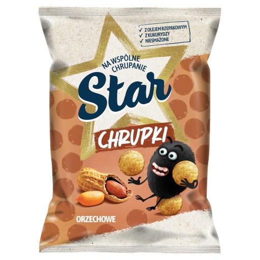 Star Snaki Chrupki Oczaki Arašidové chrumky 3x125g