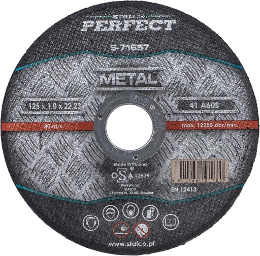 STALCO KOVOVÉ REZNÉ KOTÚČE 115x1x22,23mm