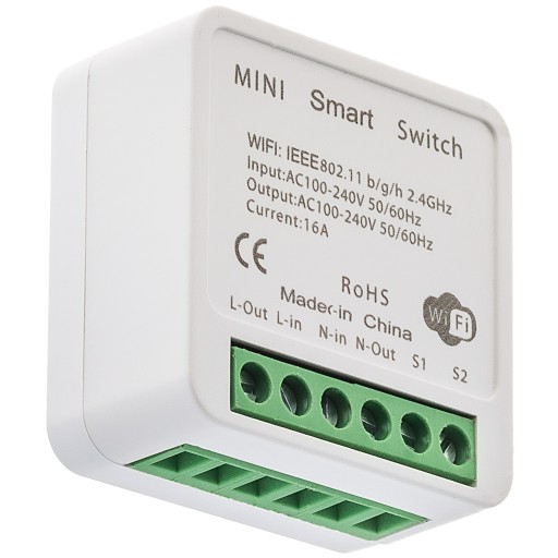 VYPÍNAČ, ZÁSUVKA, TUYA SMART 16A WiFi RELÉ