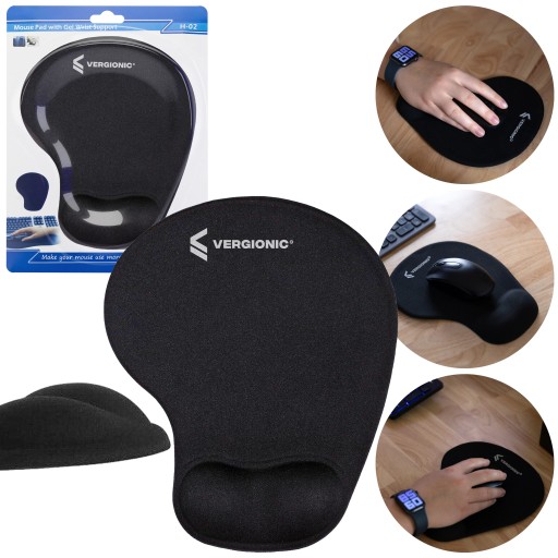 GEL Ergonomická podložka pod myš s vankúšikom na zápästie