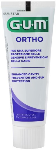 GUM ORTHO ortodontická zubná pasta chráni zuby a ďasná 75 ml