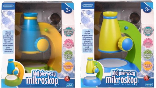 Artik detský mikroskop, EDU šošovky, osvetlený, nastaviteľný, Edukačný