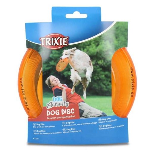 TRIXIE frisbee aportovacia hračka s mäkkým diskom pre psov 19 cm