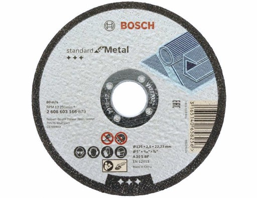 KORUNDOVÝ KOTOUČ NA KOVOVÚ OCEL 125/2,5mm BOSCH