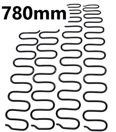 Vlnová pružina ZIG-ZAG A 780mm 1 ks pohovka 78cm TYP A