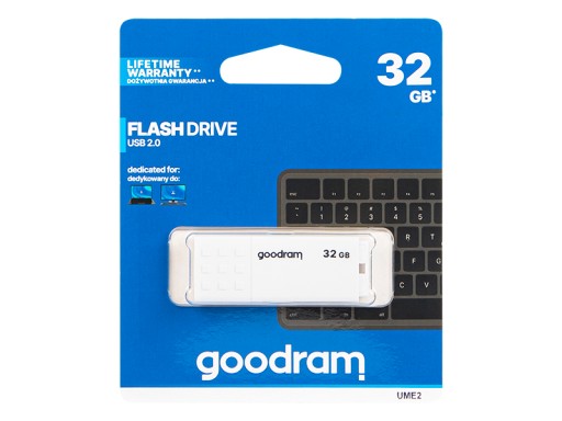 GOODRAM Pendrive UME2 32GB USB 2.0 biely