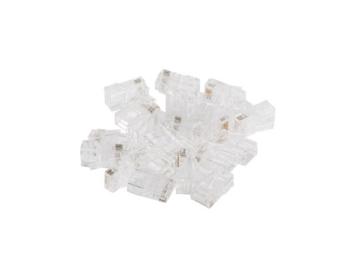 RJ45 počítačová zástrčka, UTP kategória 6, 10 ks.