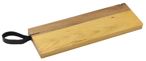 kuchynská doska akácia-orech 35 x 12 cm ČIERNA