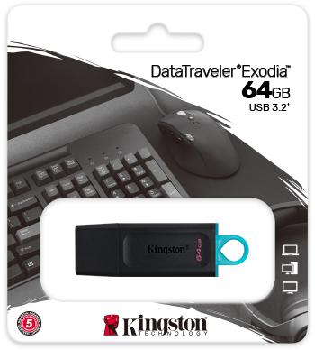 PENDRIVE KINGSTON DATA TRAVELLER EXODIA64GB USB3.2