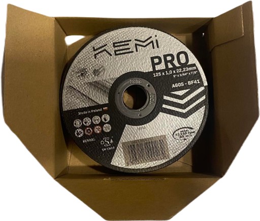 KEMI PRO Čepeľ 125x1 na rezanie nerezovej ocele Poľsko