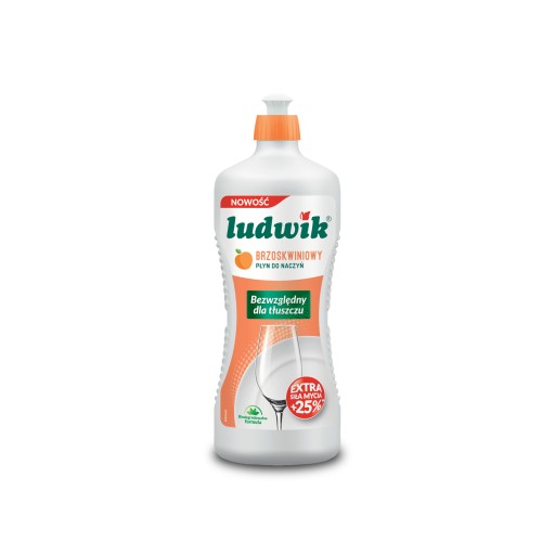 Ludwik - Prostriedok na umývanie riadu, broskyňa - 900 g
