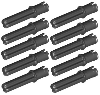 LEGO Technic Pin/Axis 2L čierny (18651/6089119) x10