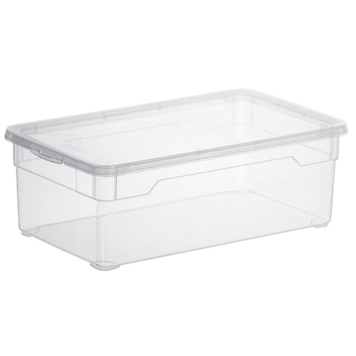 Nádoba, botník dámsky 5 L s vekom CLEAR | Clearbox | ROTHO