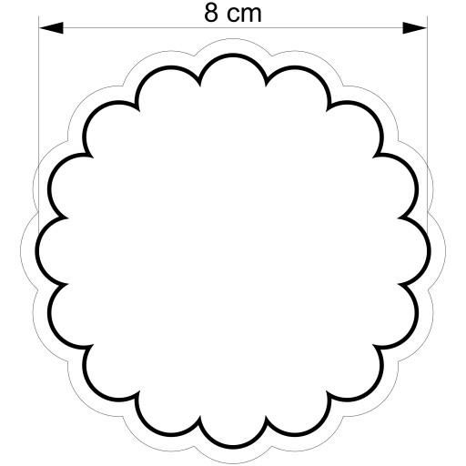 VEĽKONOČNÁ formička Vykrajovač na perníčky EASTER Flower Flower 8cm