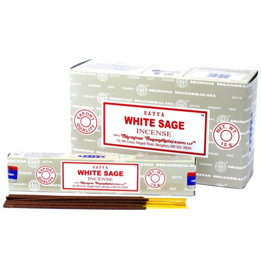 SATYA WHITE SAGE KADIDLO 15G BIELA ŠALvia INDIA