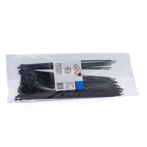 KABELOVÉ VIAZAČKY ČIERNE KABELOVÉ VIAZAČKY 2,5x200mm