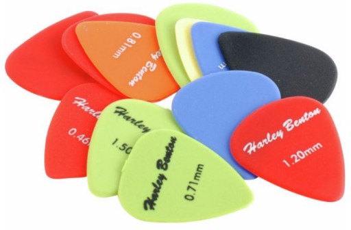 HARLEY BENTON SADA GITAROVÝCH TIPOV 12 kusov