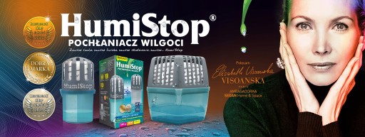 HumiStop absorbér vlhkosti, certifikát PZH, ORIGINÁL LESK s TYRKYSOVOU vložkou
