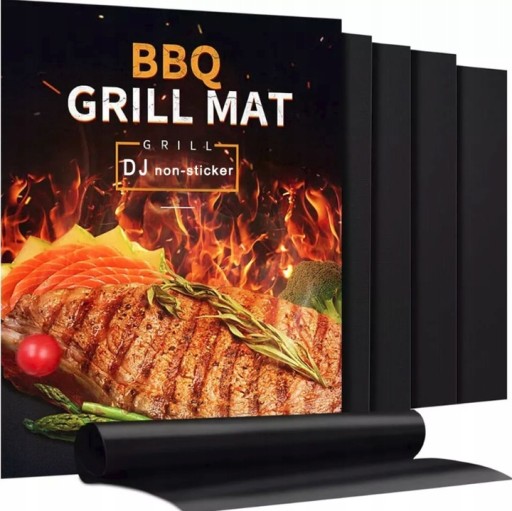 2x TEFLÓNOVÁ PODLOŽKA NA PEČENIE BBQ PLECH OPÄTOVNE POUŽITEĽNÝ GRILOVACÍ PLECH DO RÚRY