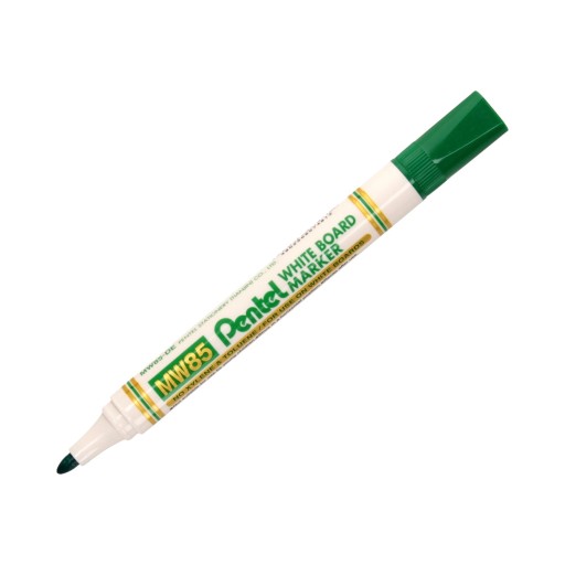 Pentel MW85 zelený za sucha stierateľný popisovač na biele tabule