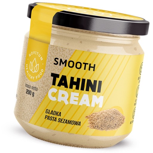 TAHINI SEZAMOVÝ KRÉM Hladký 100% prírodný v pohári Bez cukru 200g
