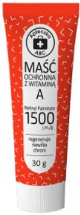 Ochranná masť s vitamínom A 1500 IU Lekárnička ABC 30 g