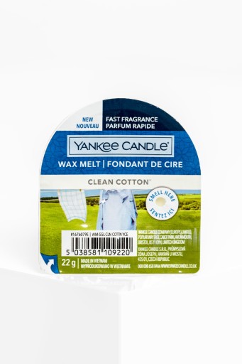 Yankee Candle Clean Cotton vonný vosk 22g