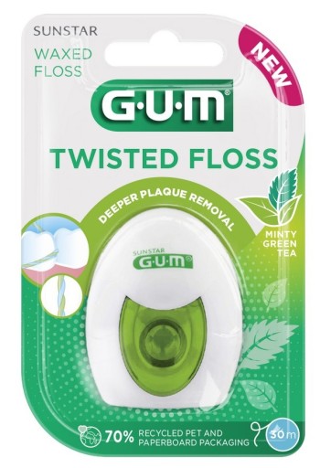 Gum Twisted Floss voskovaná zubná niť 30m