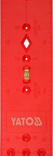 ŠABLÓNA NA MONTÁŽ PÁNTOV 270x55x3,6MM ABS