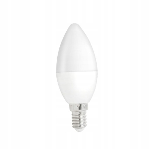 LED ŽIAROVKA NA SVIEČKU E14 6W STIMUTEĽNÁ STUDENÁ BIELA