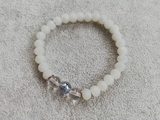 NÁRAMOK GLASS QUARTZ, MATNÝ BIELY NÁRAMOK