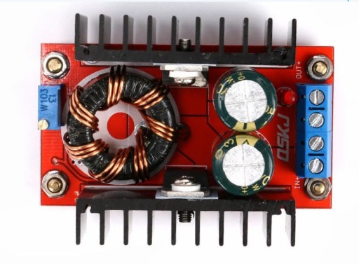 DC STEP UP 150W 12-35V stupňový menič