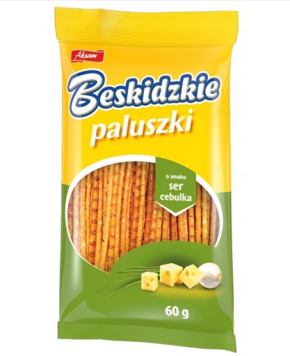Beskidzkie Tyčinky s príchuťou syra a cibule 60 g